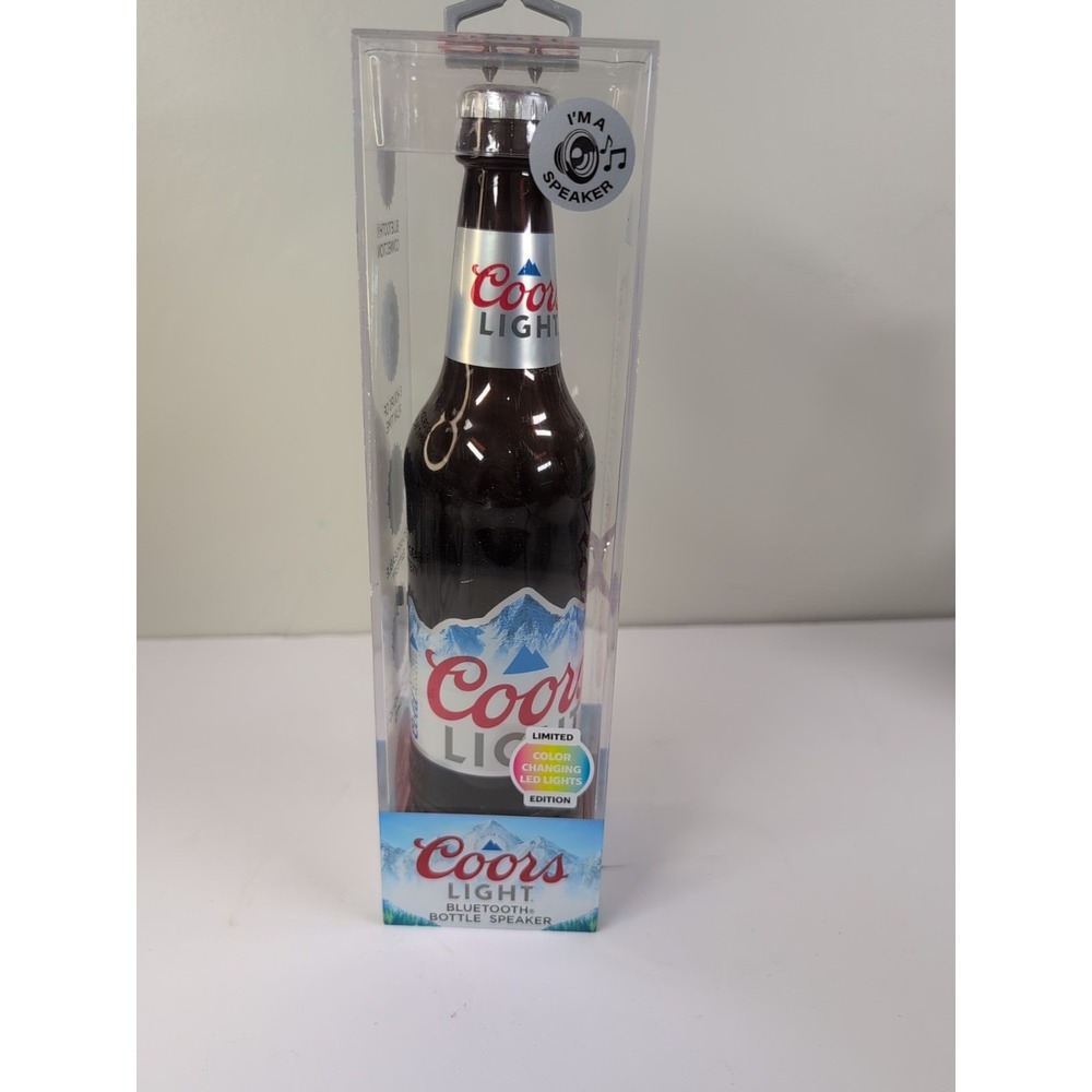 Coors Light beer bottle Bluetooth Speaker Limited‎ Edition
